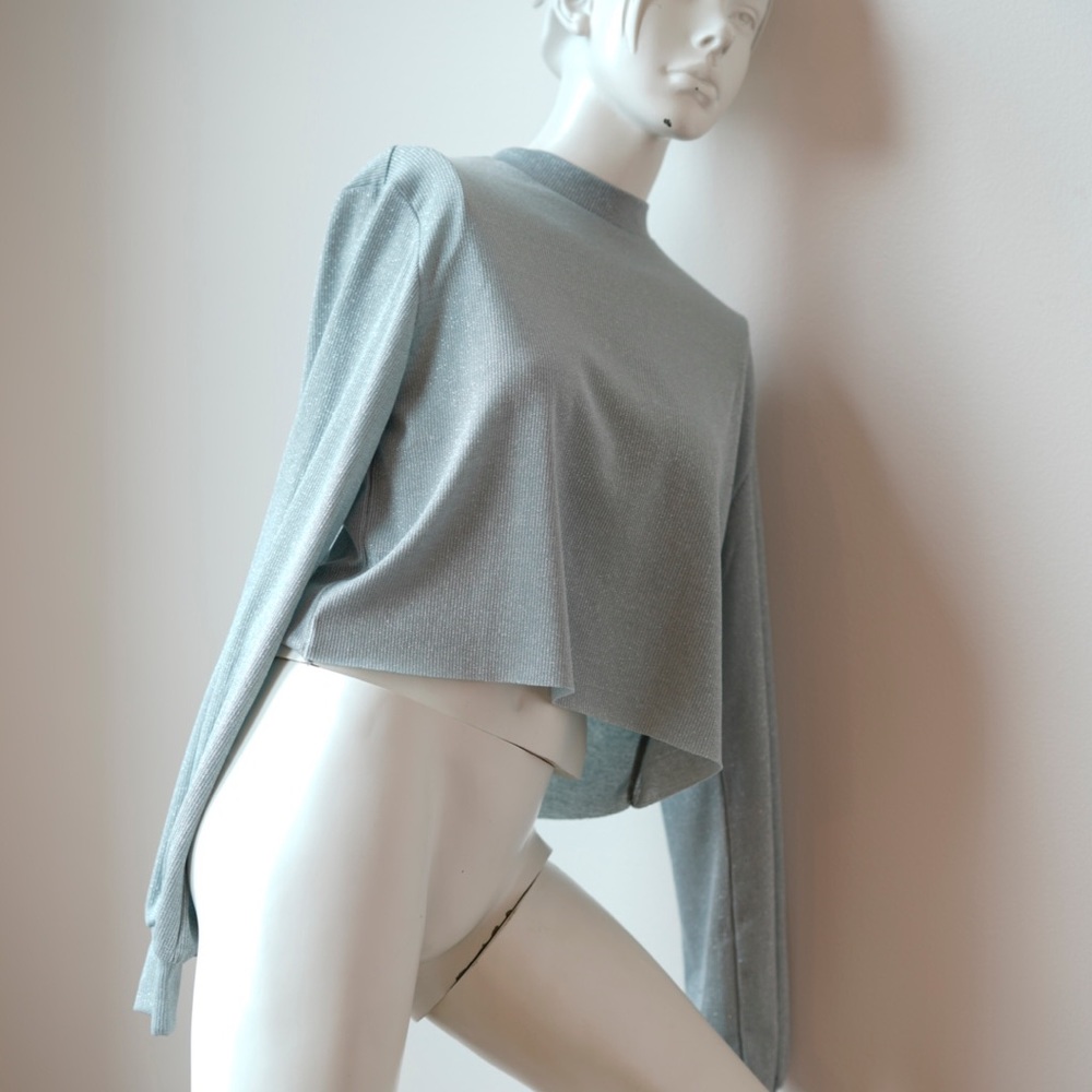 NWT** Beach Riot Sweater in Silver (Revolve) - Size Small